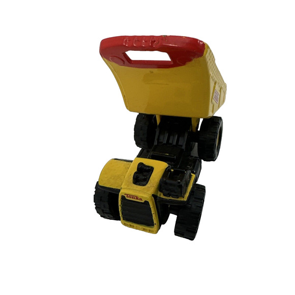 Tonka Hasbro 2005 Dump Truck Toy Yellow/Red‎ 2.5" Long Plastic/Diecast Maisto - Picture 2 of 9